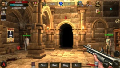 تحميل لعبة القتال وإطلاق النار Dungeon Shooter : Dark Temple للأندرويد