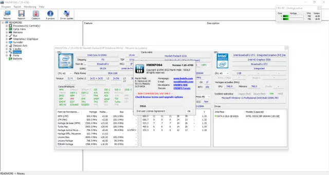 تحميل برنامج معرفة مواصفات جهاز الكمبيوتر بكل التفاصيل هوي انفو "HWiNFO" للويندوز