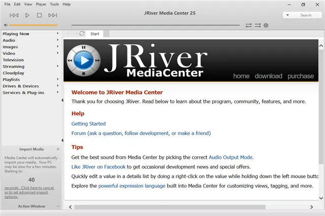 تحميل برنامج تشغيل وتنظيم مختلف أنواع الميديا JRiver Media Center للويندوز والماك واللنيكس والاندرويد
