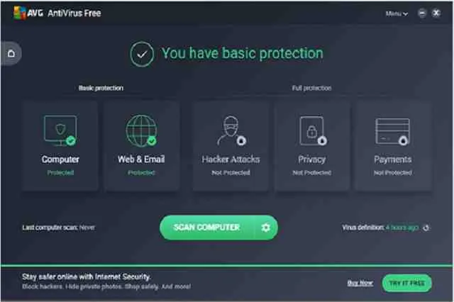 تحميل برنامج الأنتي فيروس AVG AntiVirus FREE Offline Installer للويندوز والماك والأندرويد