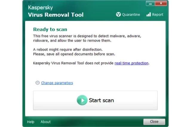 تحميل تحديث برنامج إزالة الفيروسات Kaspersky Virus Removal Tool للويندوز