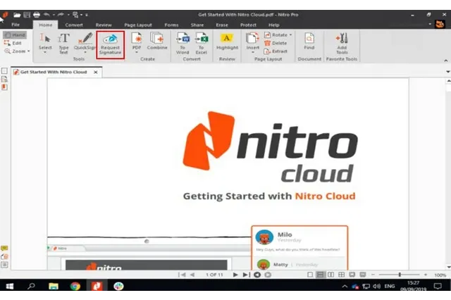 تحميل برنامج إنشاء ملفات بي دي اف وتحريرها وحمايتها بكلمة سر Nitro PDF Pro للويندوز والماك والاي او اس