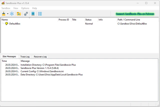 تحميل برنامج تشغيل البرامج في وضع الأمان من خلال إنشاء بيئة تشغيل منعزلة عن نظام التشغيل الخاصة بك Sandboxie Plus & Classic للويندوز.