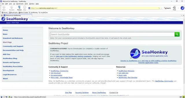 تحميل متصفح الأنترنت SeaMonkey Offline Installer 64/32 bit للويندوز والماك