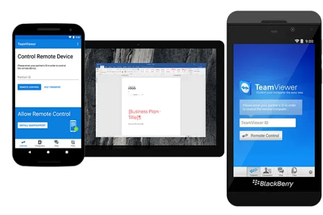 تحميل برنامج TeamViewer للدخول من الكمبيوتر أو الهاتف عن بُعد على كمبيوتر آخر أو هاتف ذكي آخر أو تابليت