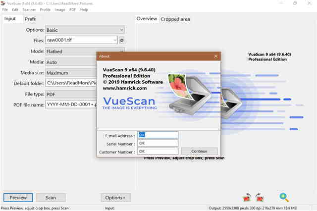 تحميل برنامج الماسح الضوئي فويسكان VueScan لعمل مسح ضوئي للمستندات والصور والأفلام والشرائح بجودة عالية الدقة