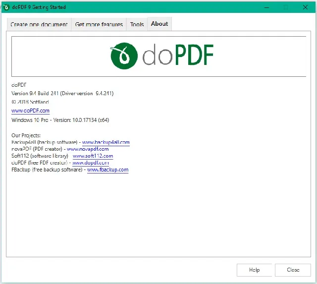 تحميل برنامج doPDF لإنشاء وتحرير ملفات بي دي إف للويندوز