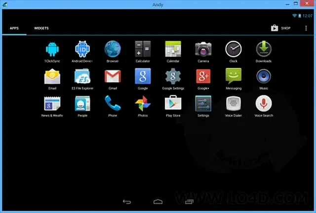 تحميل برنامج تشغيل تطبيقات وألعاب الأندرويد AndY Android Emulator للويندوز