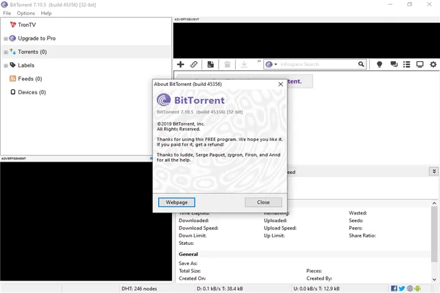 تحميل برنامج تحميل ملفات البرامج والأفلام من التورنت BitTorrent للويندوز والماك والأندرويد