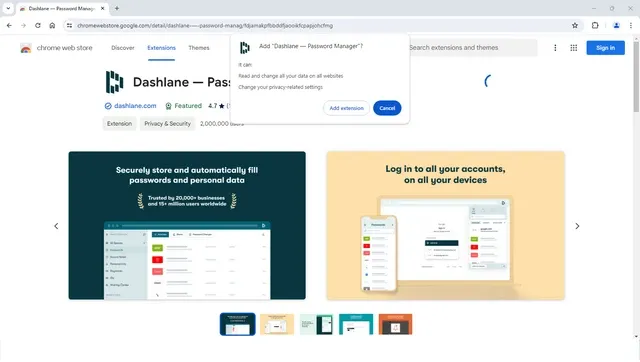 تحميل برنامج Dashlane لتخزين واستراد كلمات السر المفقودة من المتصفح الخاص بك للويندوز