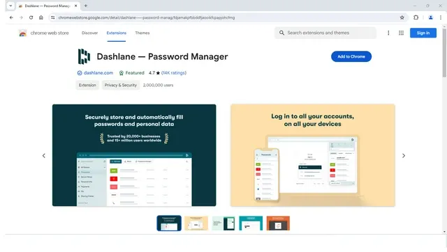 تحميل برنامج Dashlane لتخزين واستراد كلمات السر المفقودة من المتصفح الخاص بك للويندوز