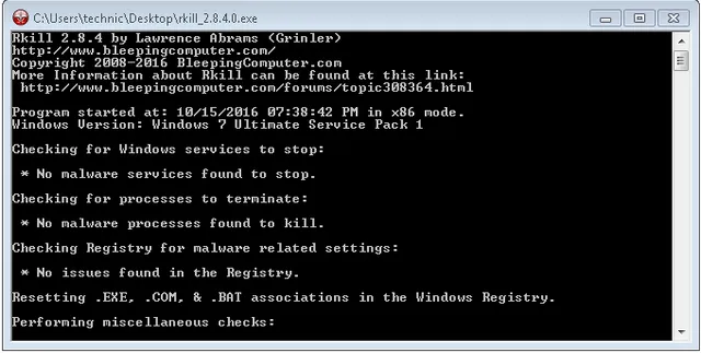 تحميل برنامج حذف الفيروسات وتنصيب برنامج الحماية على جهاز الكمبيوتر Rkill للويندوز