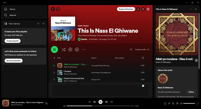 تحميل برنامج الاستماع إلى الموسيقى وملايين الأغاني وبرامج البودكاست Spotify لأجهزة الكمبيوتر والهواتف المحمولة واللوحية