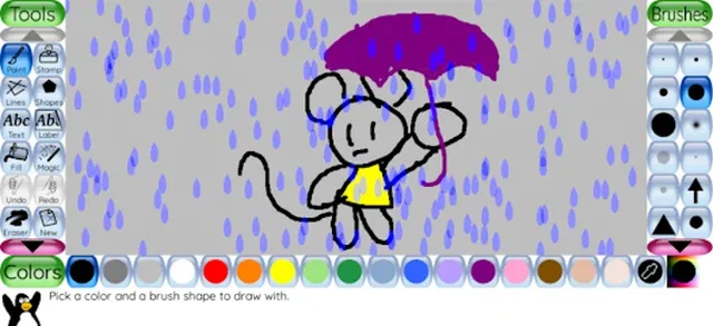 تحميل برنامج تعليم الرسم للأطفال بطريقة مبتكرة ورائعة ""Tux Paint للويندوز والماك.