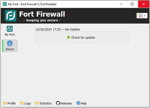 تحميل برنامج حظر اتصال البرامج بالإنترنت Fort Firewall للويندوز