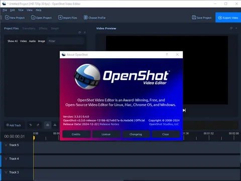 تحميل برنامج تحرير الفيديو OpenShot Video Editor للويندوز والماك واللينكس مجانًا