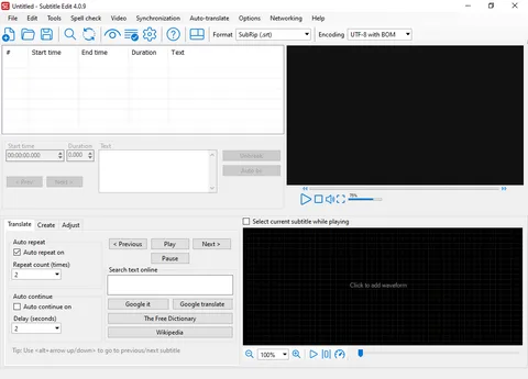 تحميل برنامج Subtitle Edit لتعديل ومزامنة ملفات الترجمة بكل سهولة وفعالية للويندوز