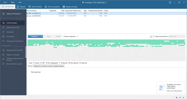 Auslogics SSD Optimizer هو أداة متقدمة لتحسين أداء أقراص SSD، حيث تساهم في تعزيز كفاءة العمليات، وتقديم صيانة شاملة، وإطالة عمر القرص من خلال ضبط إعداداته بشكل مثالي.